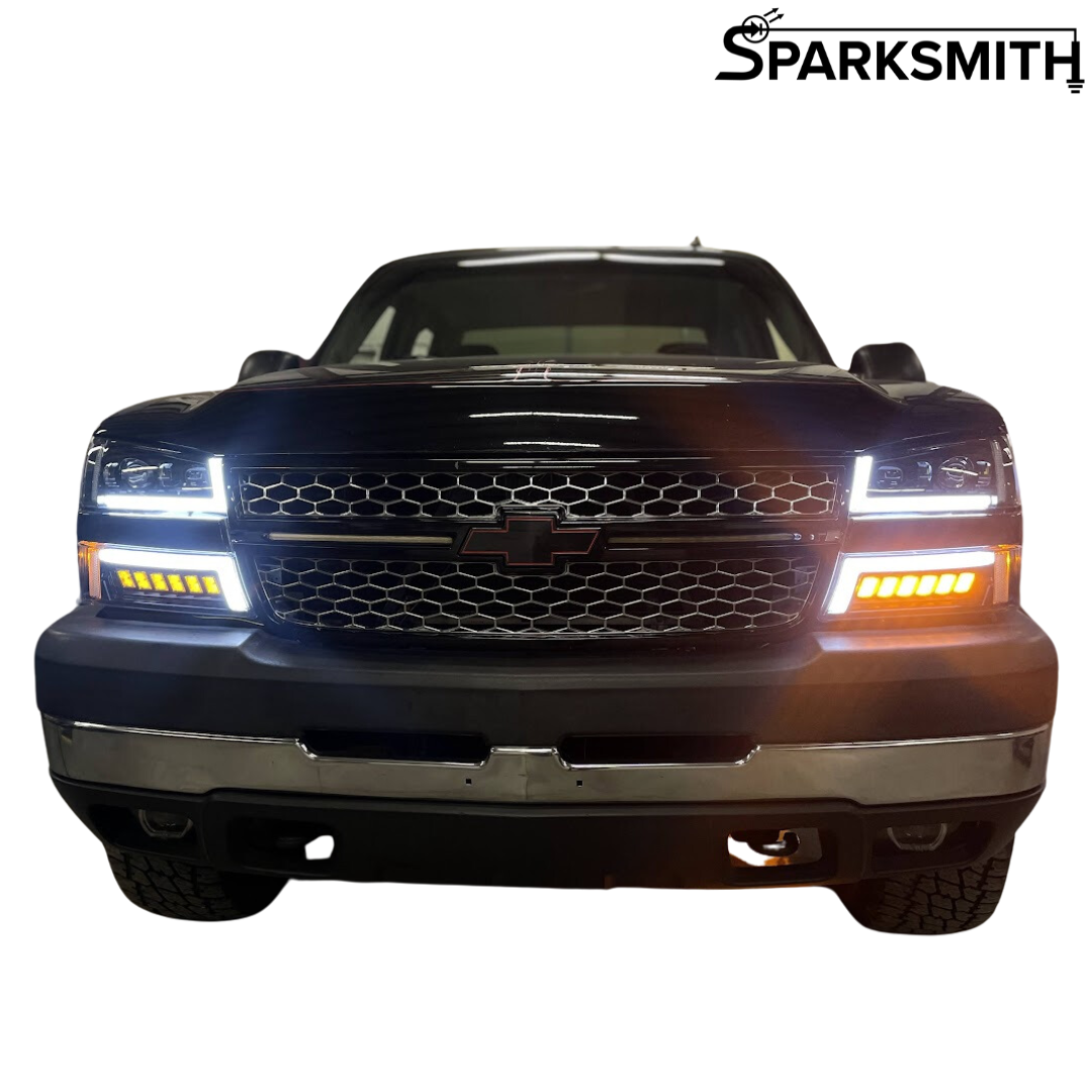 03-07 Silverado Full LED Projector Headlights