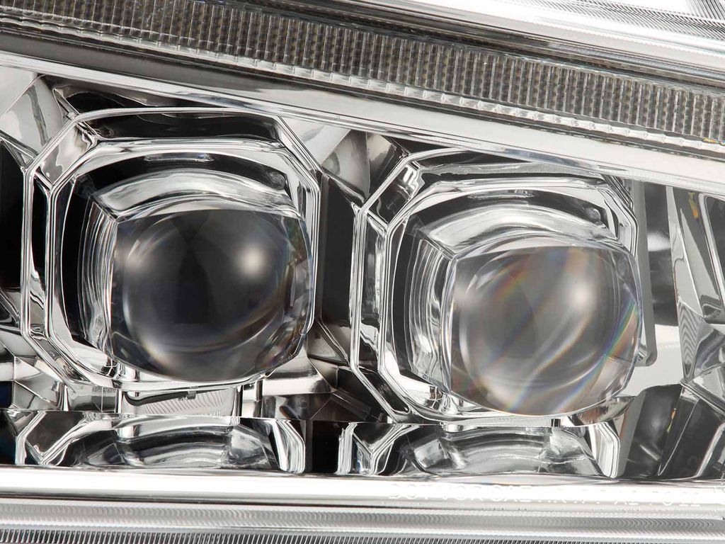 2003-2006 Silverado/Avalanche NOVA-Series LED Projector Headlights Alpha-Chrome