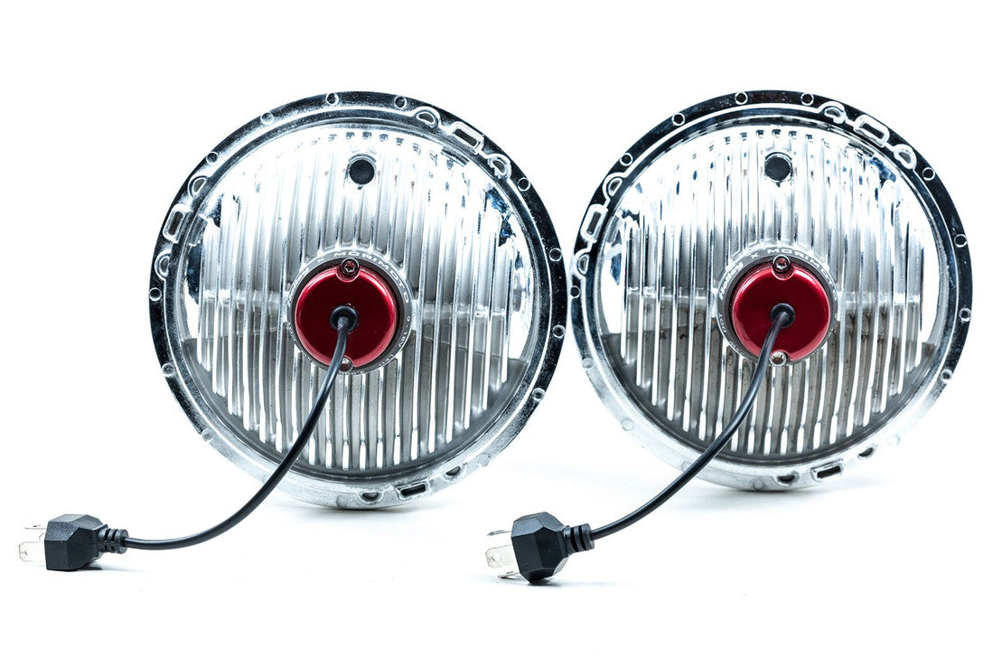 SEALED BEAM: HOLLEY RETROBRIGHT LED HEADLIGHTS (7" ROUND)