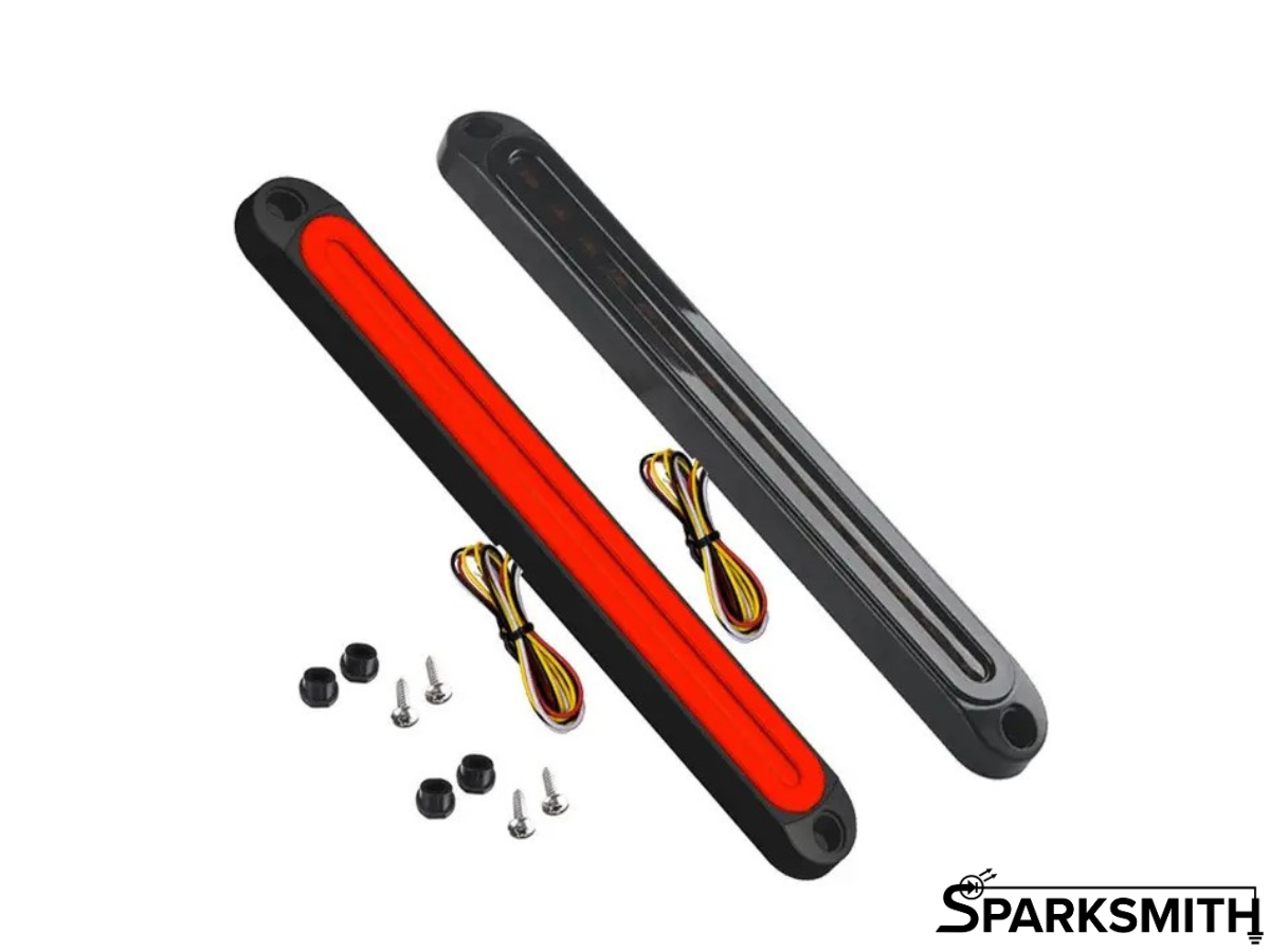 Universal BrakeBar 2.0 - Animated Startup Red LED Running Light and Sequential Switchback Turn Signal