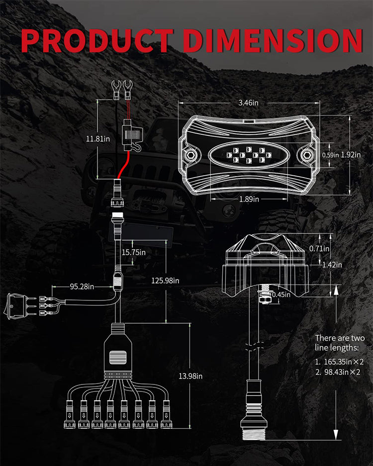 Switchback LED Rock Lights