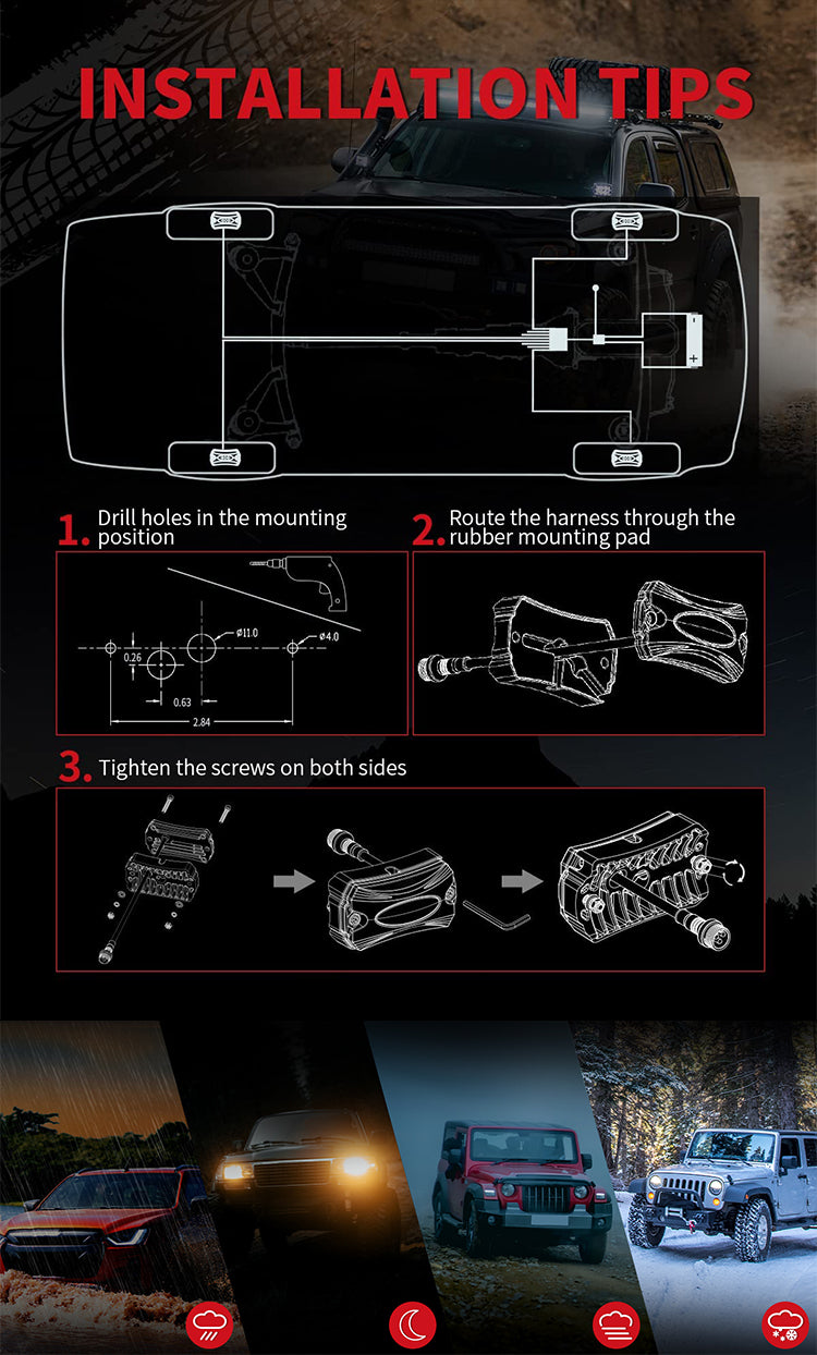 Switchback LED Rock Lights