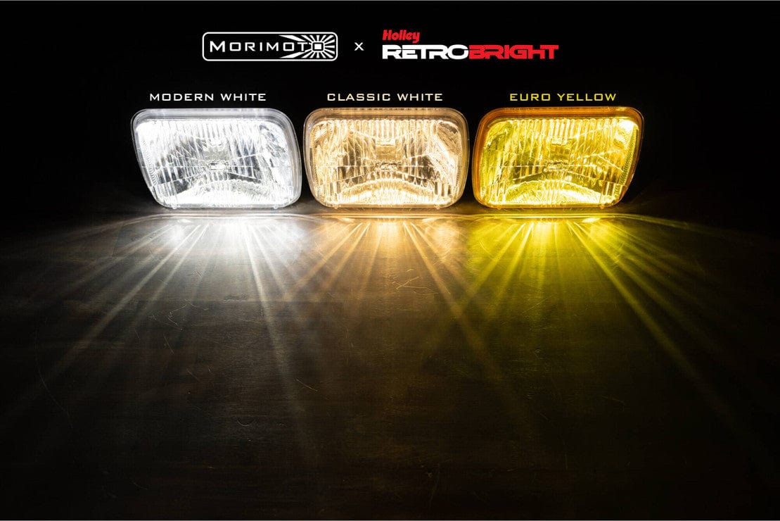 SEALED BEAM: HOLLEY RETROBRIGHT LED HEADLIGHTS (4X6")