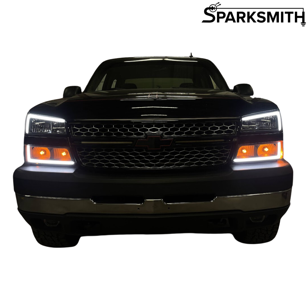 03-07 Silverado Animated Start-Up Headlight Set