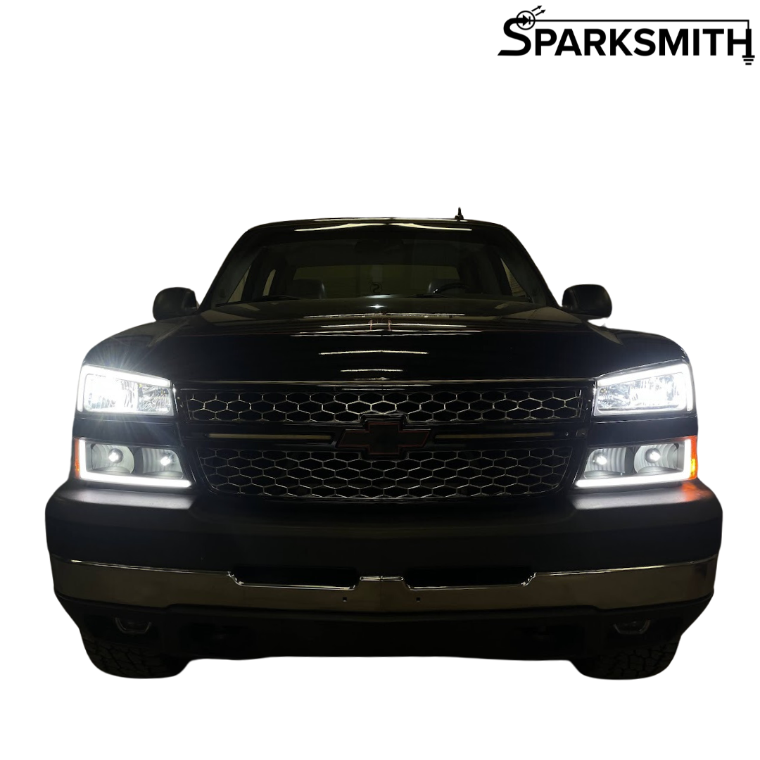 03-07 Silverado Animated Start-Up Headlight Set