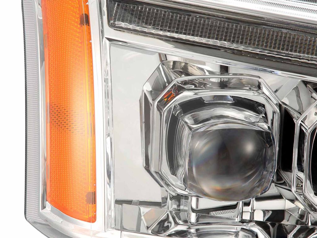 2003-2006 Silverado/Avalanche NOVA-Series LED Projector Headlights Alpha-Chrome