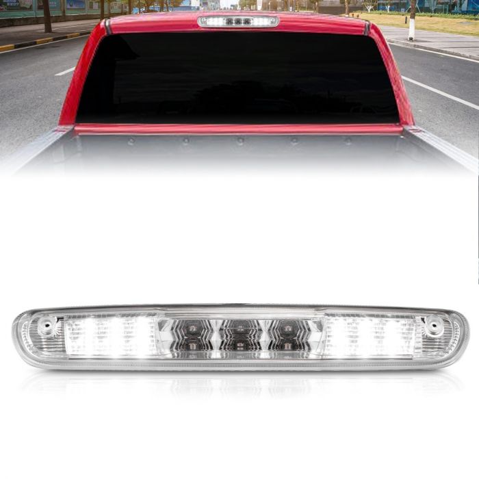 CHEVY SILVERADO / GMC SIERRA 07-13 LED 3RD BRAKE LIGHT CHROME