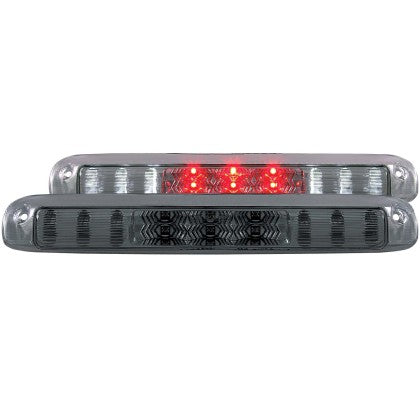 CHEVY SILVERADO / GMC SIERRA 99-07 LED 3RD BRAKE LIGHT G3 CHROME SMOKE LENS