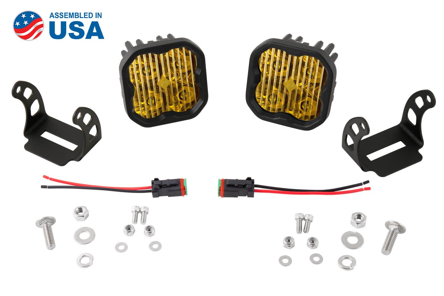 Diode Dynamics SS3 LED Pods (Pair)- Yellow