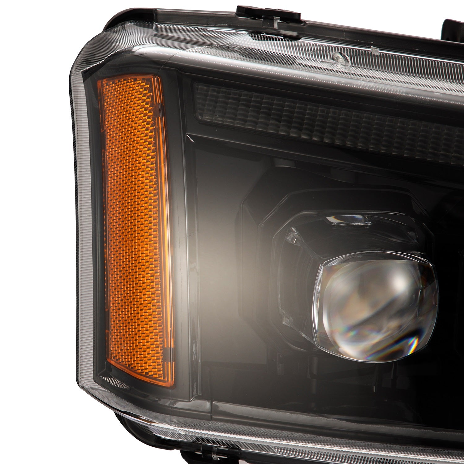 2003-2006 Silverado/Avalanche NOVA-Series LED Projector Headlights Alpha-Black