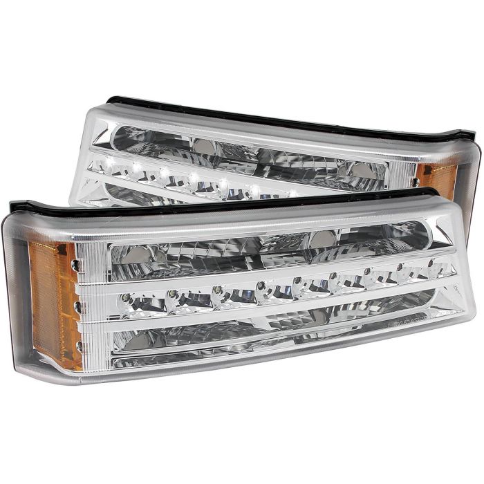 CHEVY SILVERADO / AVALANCHE 03-06 LED PARKING/SIGNAL LIGHTS CHROME G2