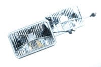 SEALED BEAM: HOLLEY RETROBRIGHT LED HEADLIGHTS (4X6")