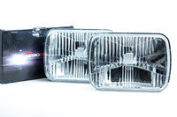 SEALED BEAM: HOLLEY RETROBRIGHT LED HEADLIGHTS (5X7")