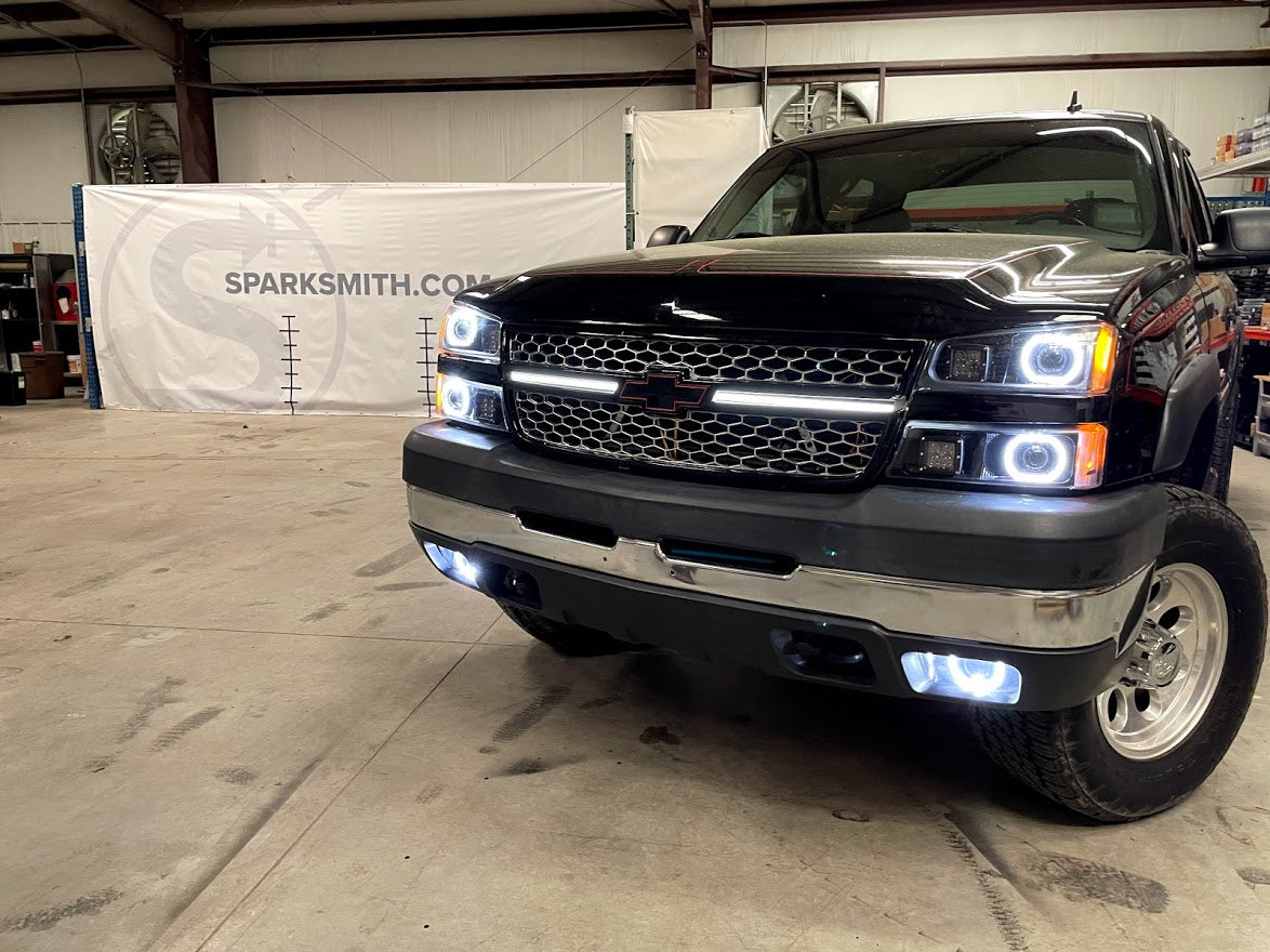 03-07 Chevrolet Silverado DRL Grille Bars