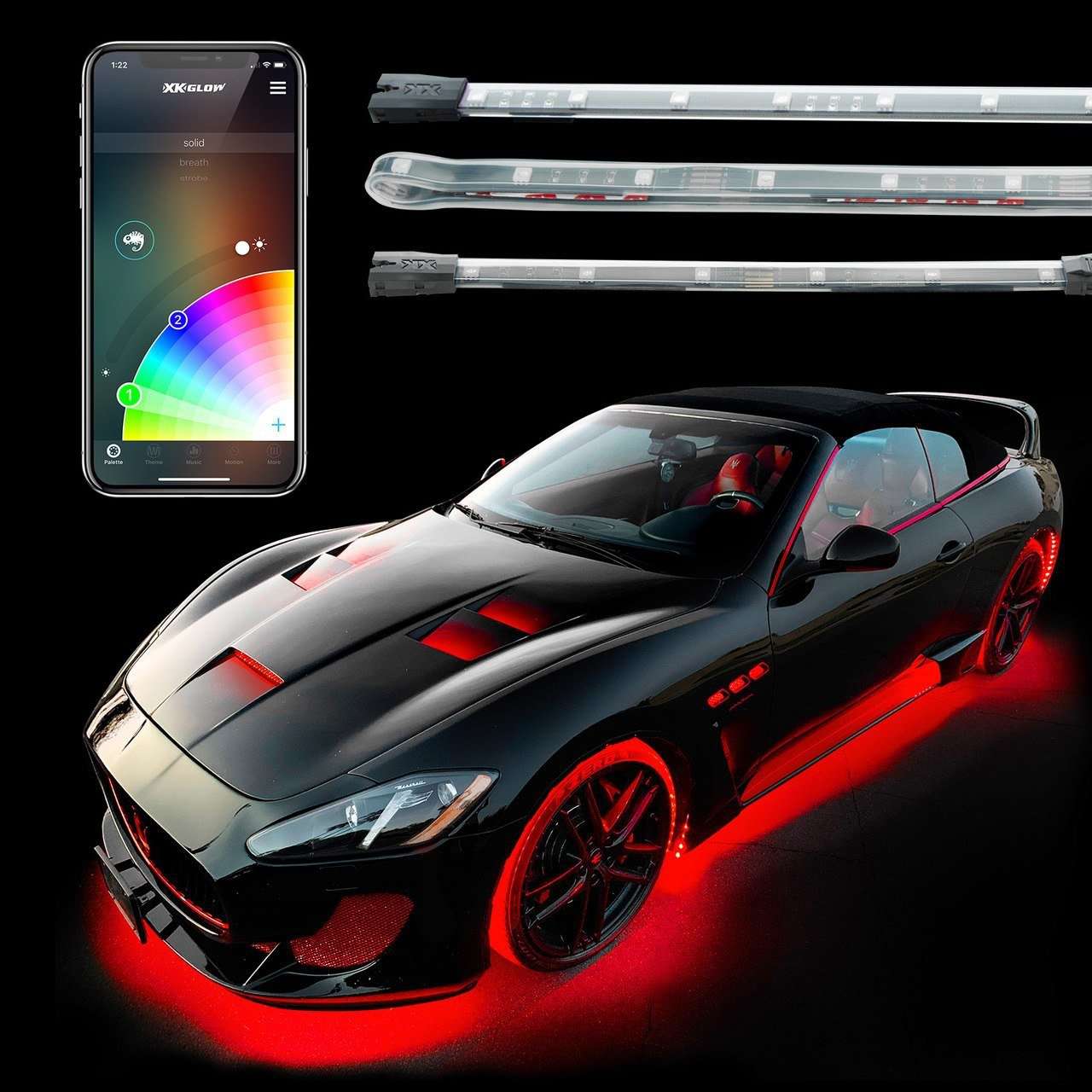 Underglow + Interior LED Accent Light Kits