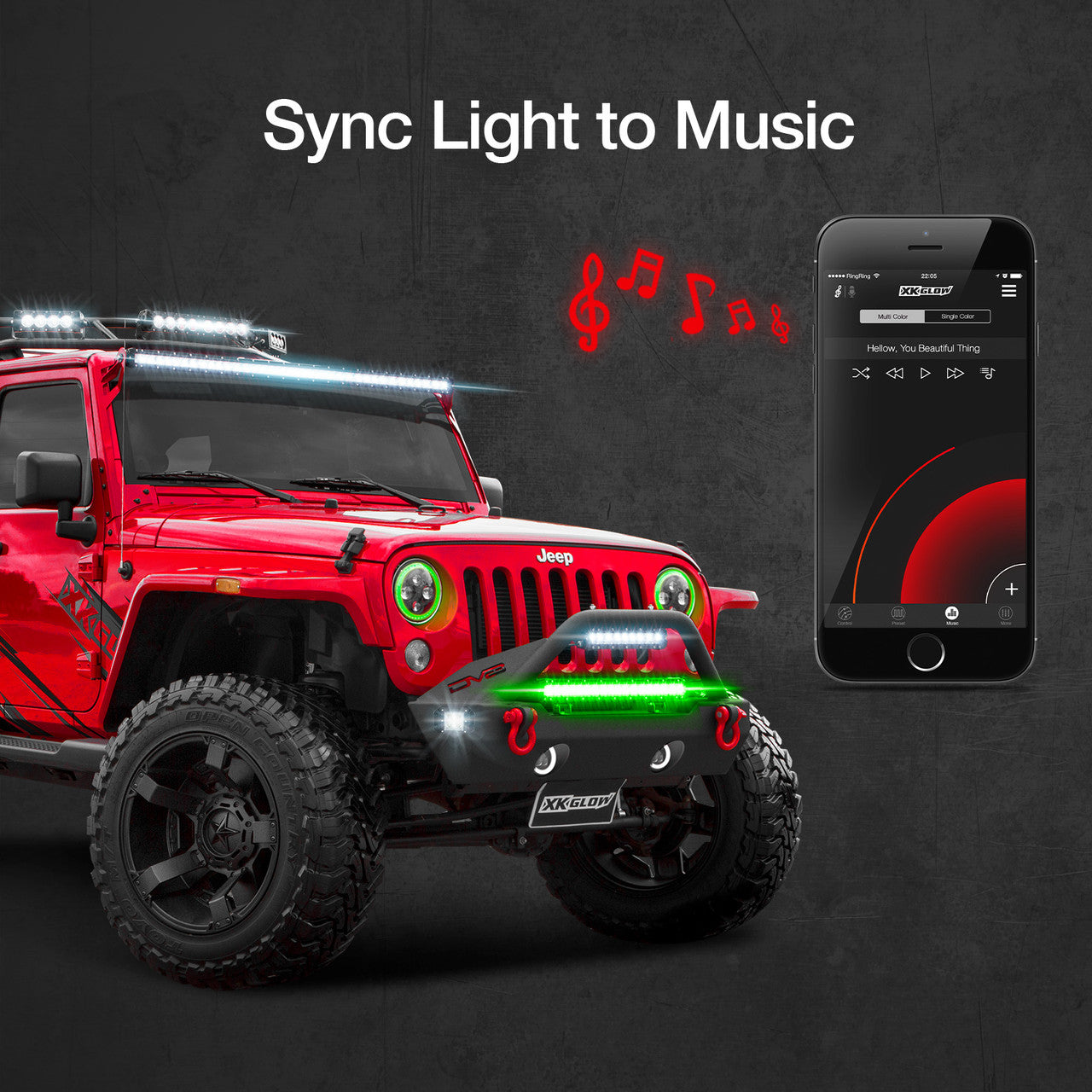 HIGH POWER LED LIGHT BAR CONTROLLER | XKTITAN SMARTPHONE APP CONTROLLED