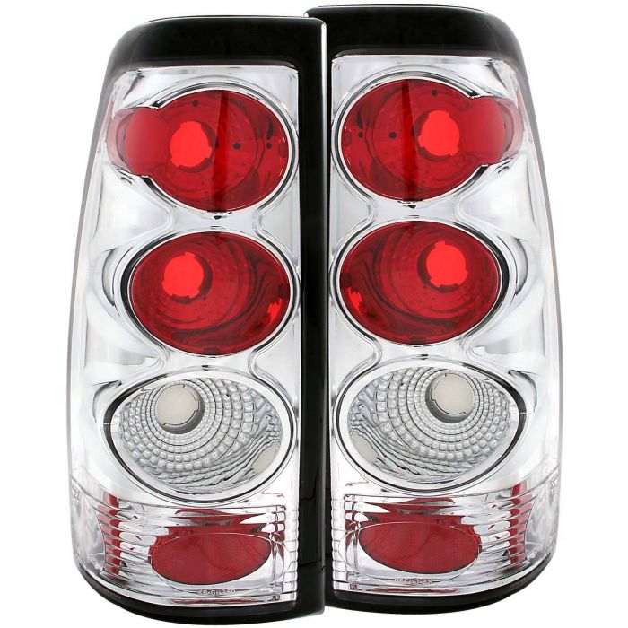 CHEVY SILVERADO 1500 99-02 / 3500 01-03 / GMC SIERRA 1500/2500 99-06 TAIL LIGHTS CHROME