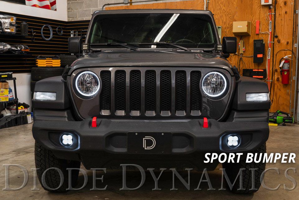 SS3 LED Fog Light Kit for 2018-2023 Jeep JL Wrangler