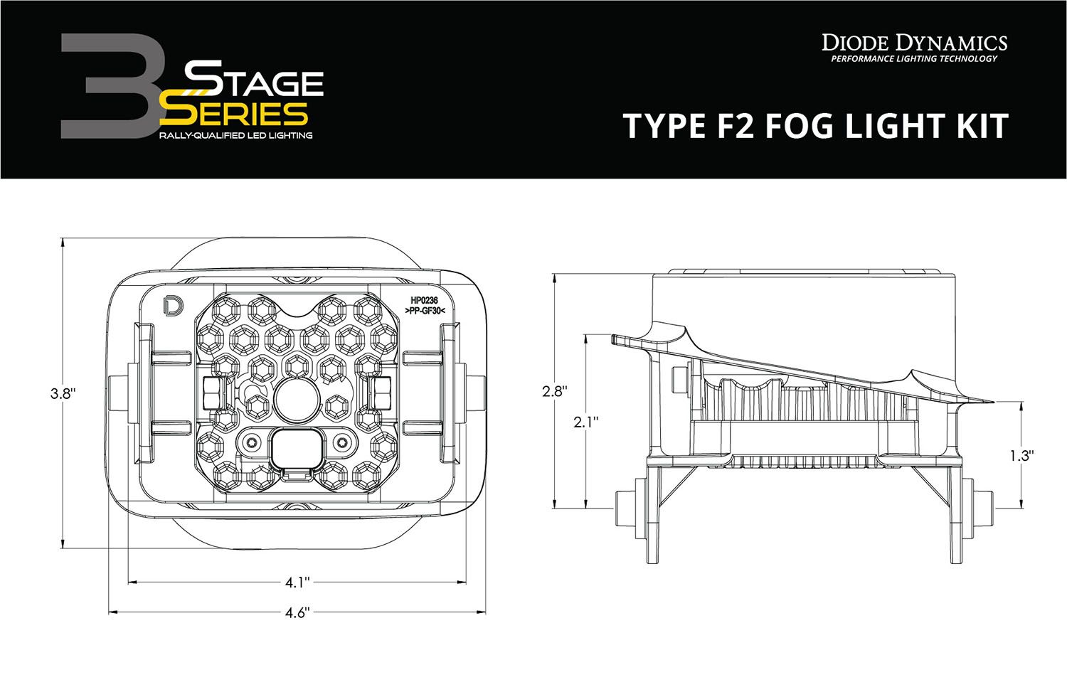 Diode Dynamics SS3 LED Fog Light Kit for 2015-2020 Ford F150